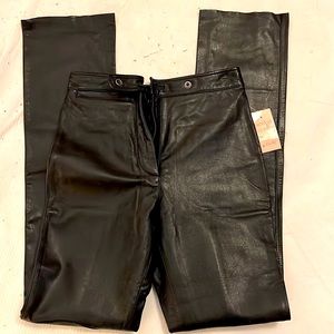 Vintage Wilsons 100% Leather Black Pants